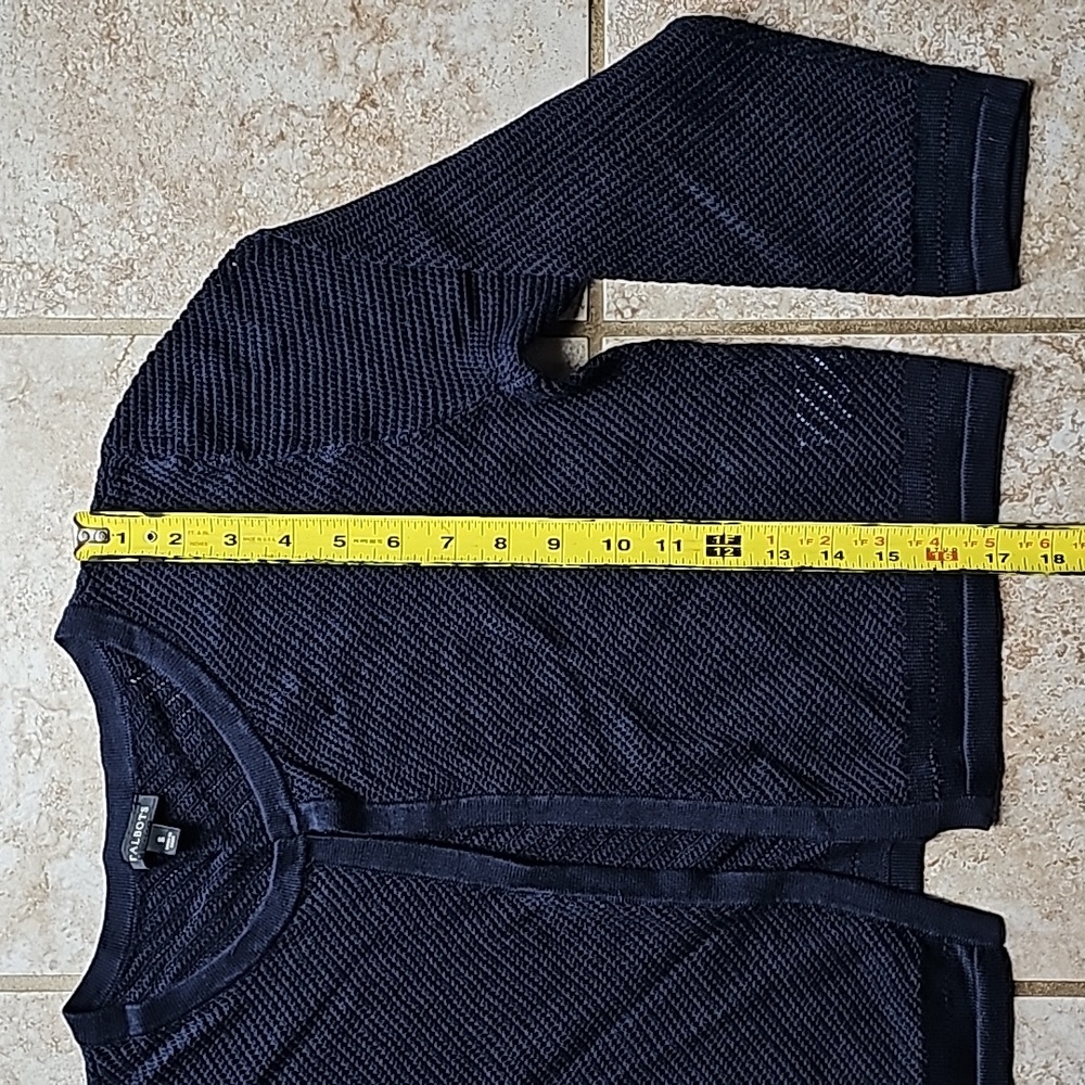 Talbots Cropped Eyelet Sweater - Picture 2 of 7